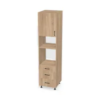 Słupek do zabudowy piekarnika i mikrofalówki z 3 szufladami 6093470_3d.jpg
