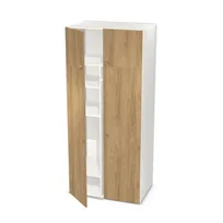 Dwudzielna szafa z nadstawką (na wieszaki, z półkami) 6103357_3d.jpg