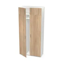 Dwudzielna szafa z nadstawką (na wieszaki, z półkami) 6137505_3d.jpg