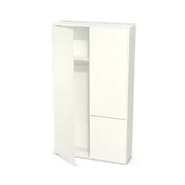 Dwudzielna szafa biurowa (z drążkiem lub z półkami) z pojedynczym i podwójnym frontem wpuszczanym 6315105_3d.jpg