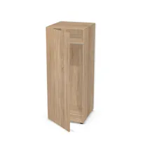 Szafa z pojedynczymi drzwiami i drążkiem 6410032_3d.jpg