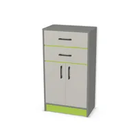 Komoda biurowa z 2 szufladami i drzwiami wpuszczanymi 6481733_3d.jpg
