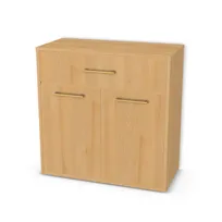 Komoda biurowa z 1 szufladą i drzwiami wpuszczanymi 6613970_3d.jpg