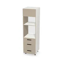 Słupek do zabudowy piekarnika i mikrofalówki z 3 szufladami 6616109_3d.jpg