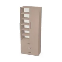 Szafa z szufladami, półkami i podwójnymi drzwiami 6633620_3d.jpg
