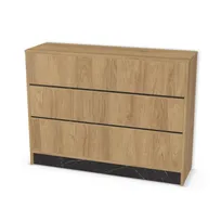 Komoda biurowa z 2 szufladami i drzwiami wpuszczanymi 6653243_3d.jpg