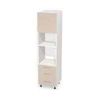 Słupek do zabudowy piekarnika i mikrofalówki z 3 szufladami 6686011_3d.jpg