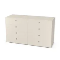 Komoda 2 segmenty z szufladami lub z drzwiami 6711494_3d.jpg