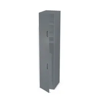 Szafa z nadstawką, pojedynczymi drzwiami i drążkiem 6718181_3d.jpg