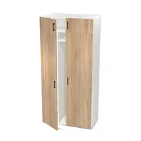 Dwudzielna szafa z nadstawką (na wieszaki, z półkami) 6723753_3d.jpg