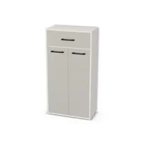 Komoda biurowa z 1 szufladą i drzwiami wpuszczanymi 6737182_3d.jpg