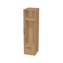 Szafa z szufladami, pojedynczymi drzwiami i drążkiem 6830045_3d.jpg