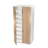 Szafa z nadstawką, półkami i podwojnymi drzwiami 7226367_3d.jpg