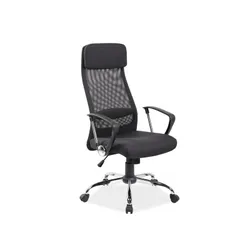 Fotel obrotowy Q-345 - czarny