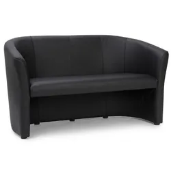 Sofa TM-3 ekoskóra - czarny