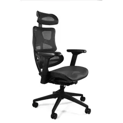 Fotel biurowy ERGOTECH - czarny