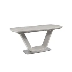 Stół rozkładany ARMANI CERAMIC 160x90 - szary