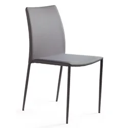 Krzesło DESIGN PVC - szary