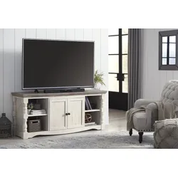 Szafka RTV HAVALANCE W814-30 - biały/brązowy