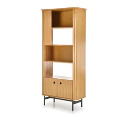 Regał SMART REG-1 - dąb naturalny/czarny