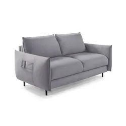 Sofa 2-osobowa rozkładana LUKKA z 2 kieszeniami - Etap Sofa