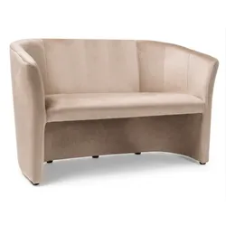 Sofa TM-2 Velvet - beżowy Bluvel 28