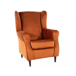 Fotel BARON Velvet - cynamon Bluvel 4215