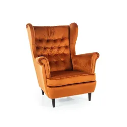 Fotel HARRY Velvet - cynamon Bluvel 4215