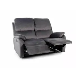 Sofa z funkcją relaks SPENCER 2 Velvet - szary Bluvel 14