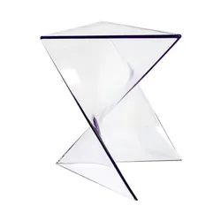 Stolik ZIK 40x43 - transparentny