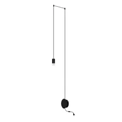 Lampa ścienna FLUSSO WALL - czarny