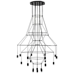 Lampa wisząca FLUSSO 20 - czarny