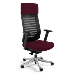 Fotel biurowy VELO - burgundowy BL403
