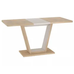 Stół rozkładany NIGEL 120/160x80 - dąb cremona torro/kaszmir