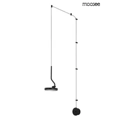 MOOSEE Lampa ścienna FLAT - czarny