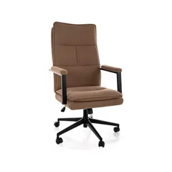 Fotel obrotowy Q-091 - ciemny beżowy