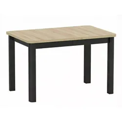 Stół rozkładany OSKAR 120/200x80 - dąb artisan/czarny