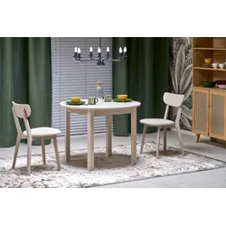Stół okrągły rozkładany RINGO 102/142x102 - kaszmir