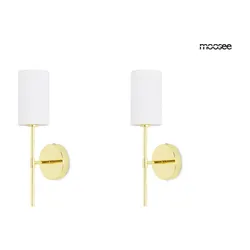 MOOSEE Zestaw 2 lamp ściennych IMPERIO - złoty
