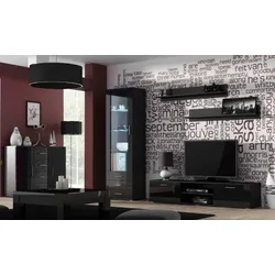 Meblościanka SIMPLE 2 - czarny