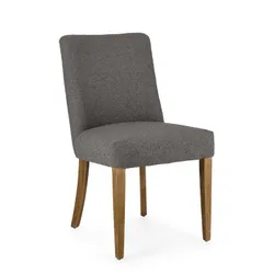 Krzesło BEATRIZ Grey Boucle' - szary