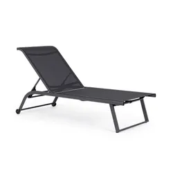 Leżak ogrodowy TAYLOR DARK GREY