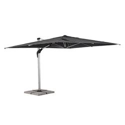 Parasol ogrodowy ARIES GREY 3x4