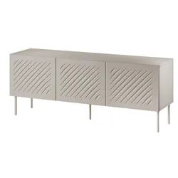Szafka RTV LINEA 150 cm - beżowy mat