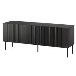 Szafka RTV MILO 150 cm - czarny mat