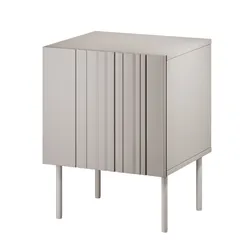 Zestaw dwóch szafek nocnych MILO 45 cm - beżowy mat