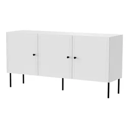 Komoda 3- drzwiowa MODENA 150 - biały mat 