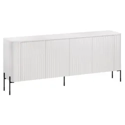 Komoda 4-drzwiowa ARIA 190 cm - biały mat