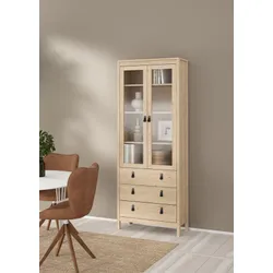 Witryna 2-drzwiowa z szufladami MADRID - jackson hickory