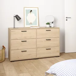 Komoda z szufladami SOFIA - jackson hickory mat